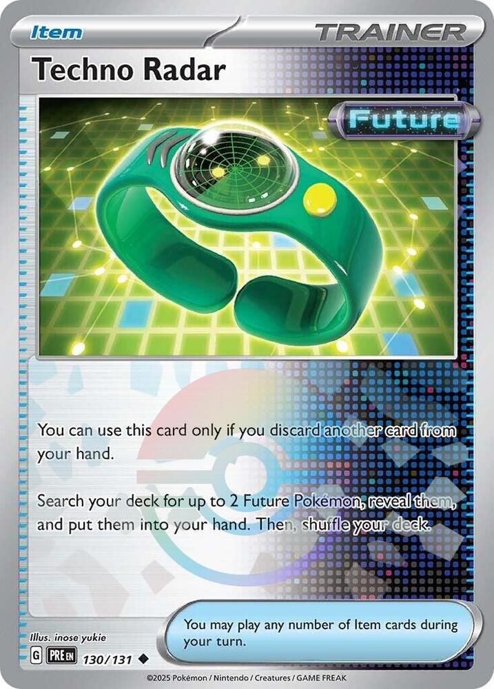 Techno Radar (Poke Ball Pattern) [SV: Prismatic Evolutions] 130/131