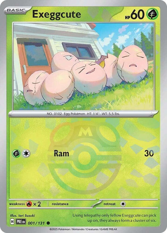 Exeggcute (Master Ball Pattern) [SV: Prismatic Evolutions] 001/131