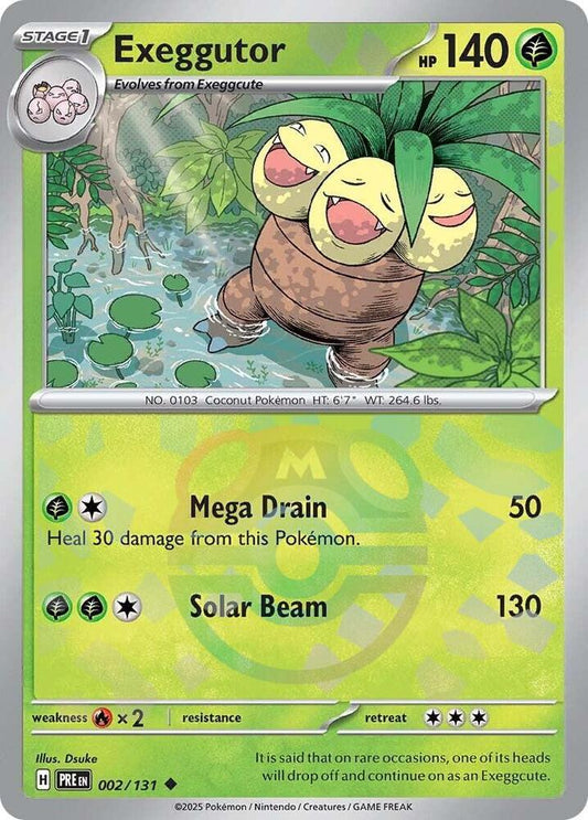 Exeggutor (Master Ball Pattern) [SV: Prismatic Evolutions] 002/131