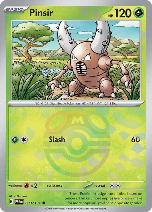 Pinsir (Master Ball Pattern) [SV: Prismatic Evolutions] 003/131