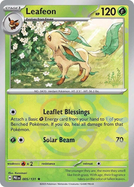 Leafeon (Master Ball Pattern) [SV: Prismatic Evolutions] 005/131