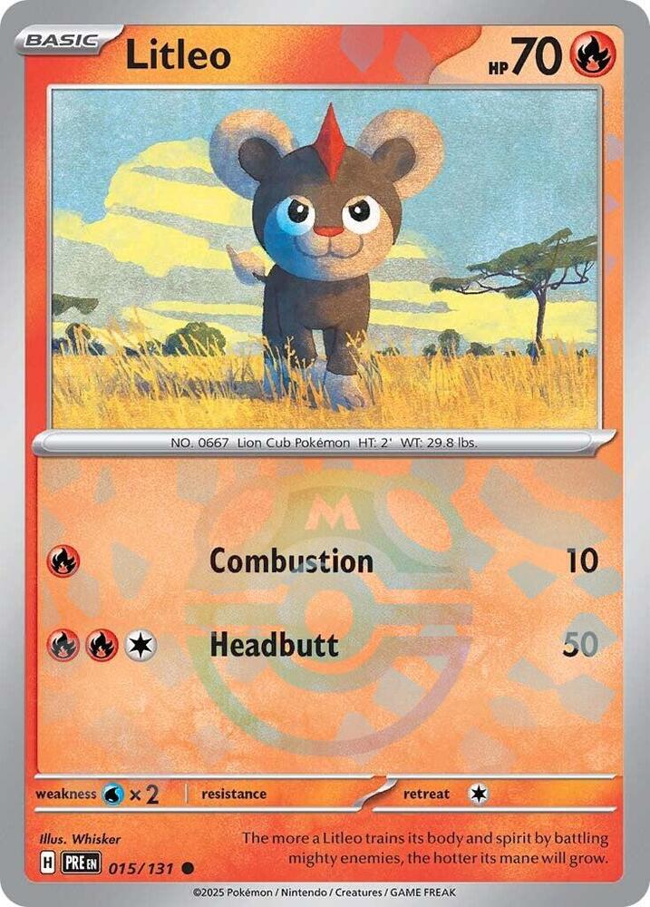Litleo (Master Ball Pattern) [SV: Prismatic Evolutions] 015/131