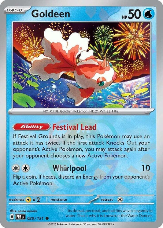 Goldeen (Master Ball Pattern) [SV: Prismatic Evolutions] 020/131
