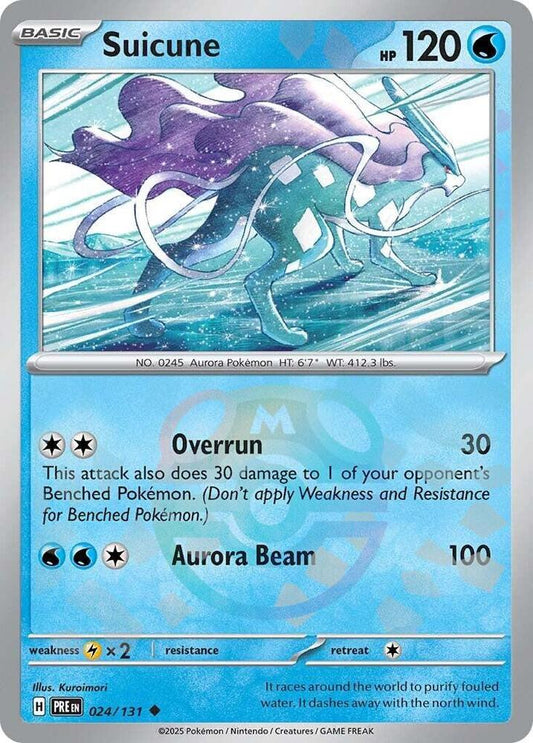 Suicune (Master Ball Pattern) [SV: Prismatic Evolutions] 024/131