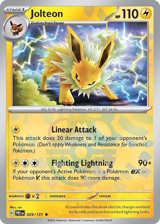 Jolteon (Master Ball Pattern) [SV: Prismatic Evolutions] 029/131