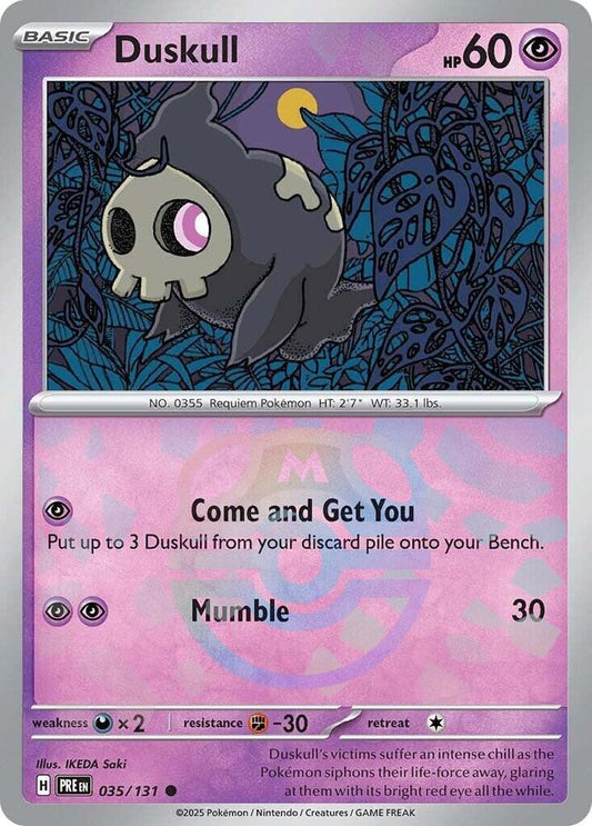 Duskull (Master Ball Pattern) [SV: Prismatic Evolutions] 035/131