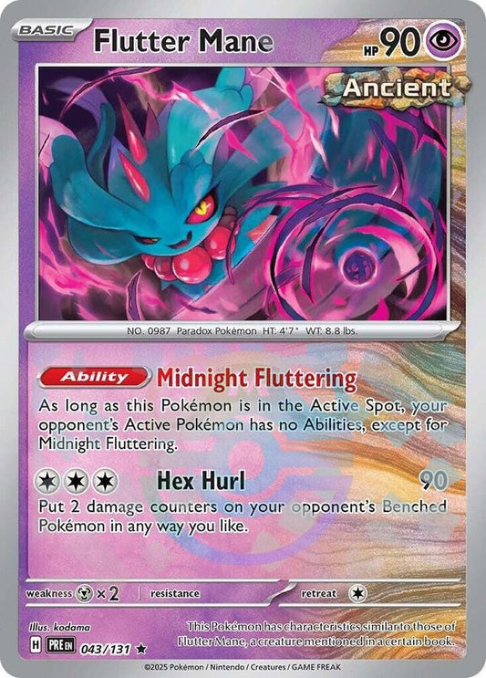 Flutter Mane (Master Ball Pattern) [SV: Prismatic Evolutions] 043/131