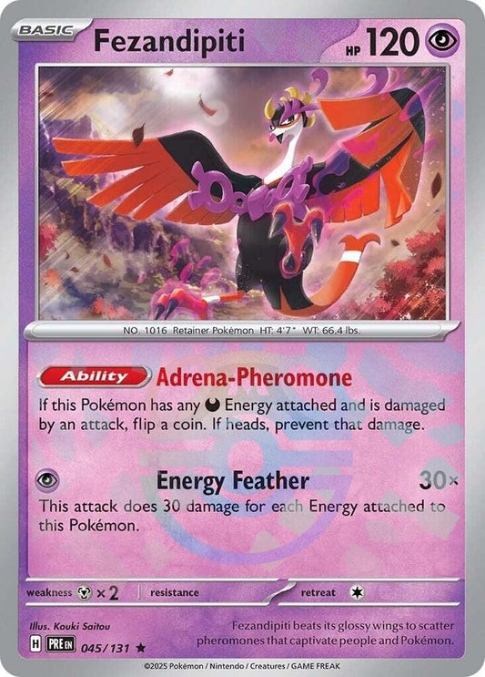 Fezandipiti (Master Ball Pattern) [SV: Prismatic Evolutions] 045/131