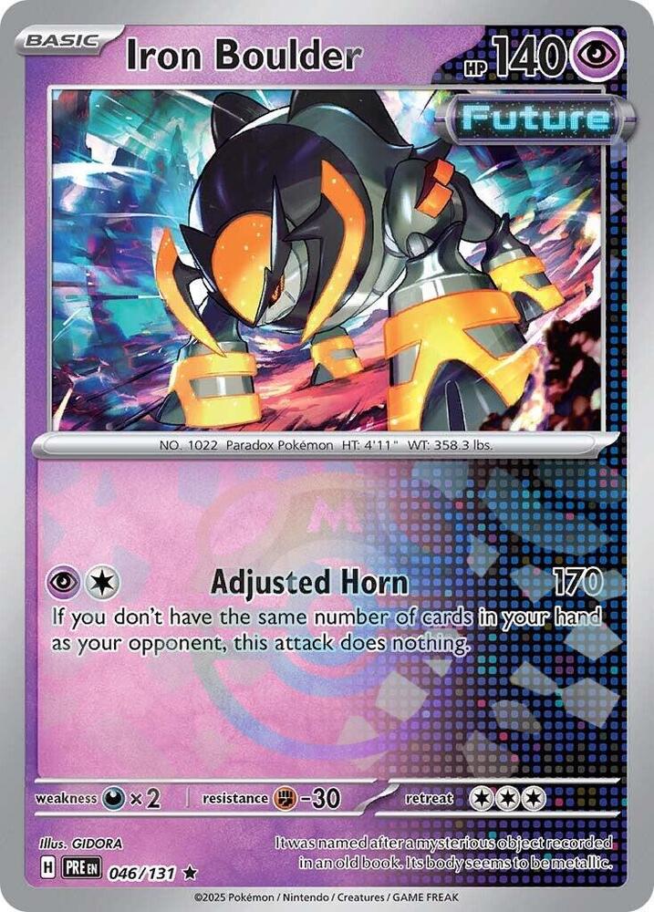 Iron Boulder (Master Ball Pattern) [SV: Prismatic Evolutions] 046/131