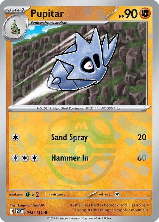 Pupitar (Master Ball Pattern) [SV: Prismatic Evolutions] 048/131