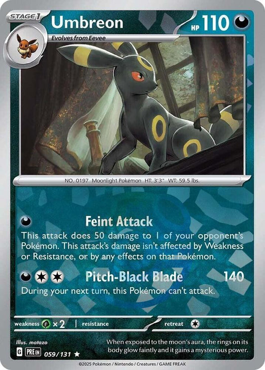 Umbreon (Master Ball Pattern) [SV: Prismatic Evolutions] 059/131