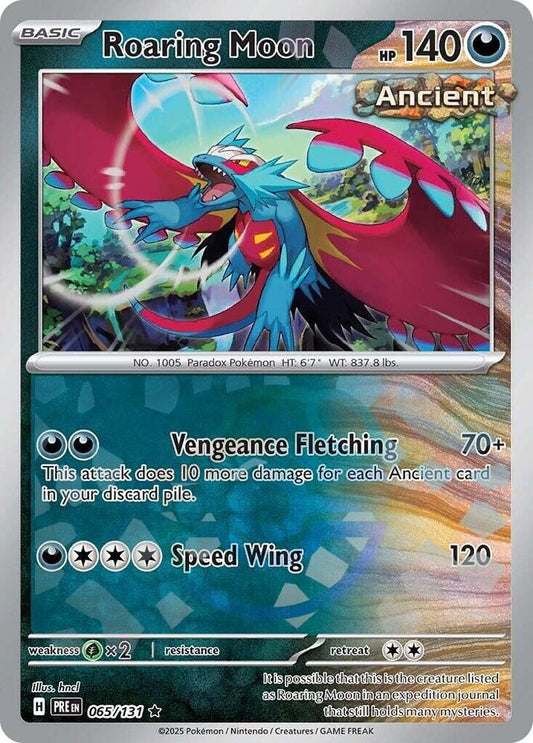 Roaring Moon (Master Ball Pattern) [SV: Prismatic Evolutions] 065/131