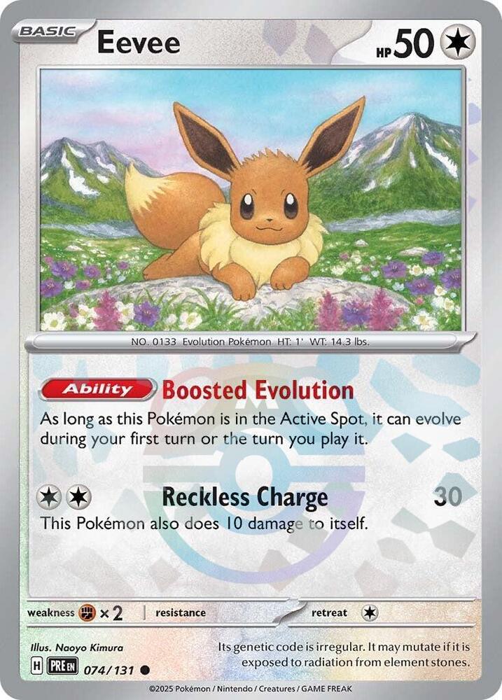Eevee (Master Ball Pattern) [SV: Prismatic Evolutions] 074/131