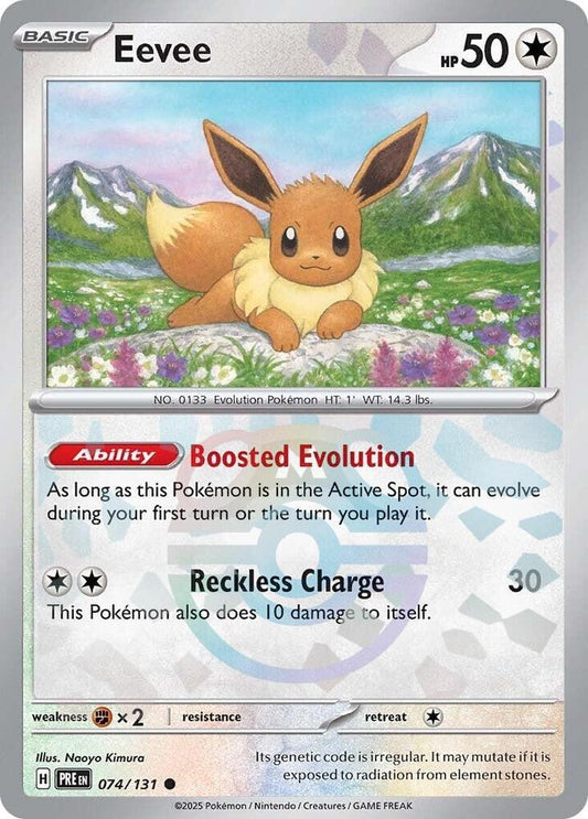 Eevee (Master Ball Pattern) [SV: Prismatic Evolutions] 074/131