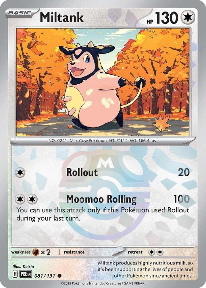 Miltank (Master Ball Pattern) [SV: Prismatic Evolutions] 081/131