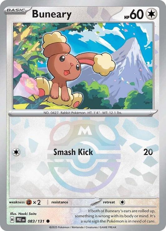 Buneary (Master Ball Pattern) [SV: Prismatic Evolutions] 083/131