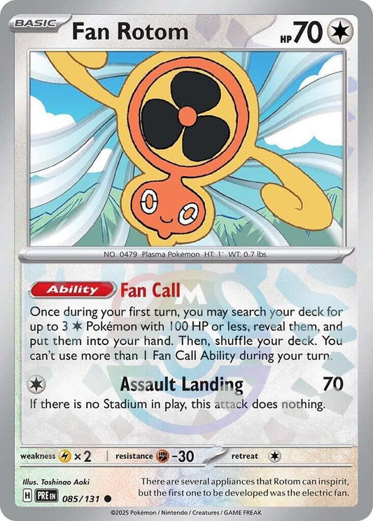 Fan Rotom (Master Ball Pattern) [SV: Prismatic Evolutions] 085/131