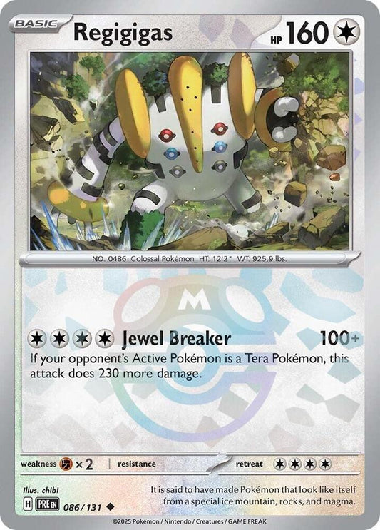 Regigigas (Master Ball Pattern) [SV: Prismatic Evolutions] 086/131