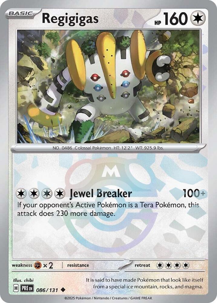 Regigigas (Master Ball Pattern) [SV: Prismatic Evolutions] 086/131
