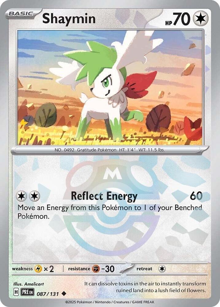 Shaymin (Master Ball Pattern) [SV: Prismatic Evolutions] 087/131