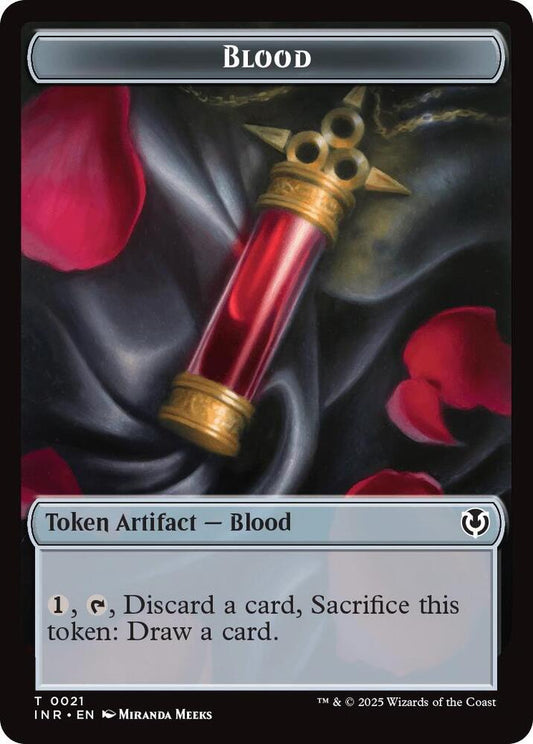 Blood // Clue Double-Sided Token [Innistrad Remastered] 21 // 22