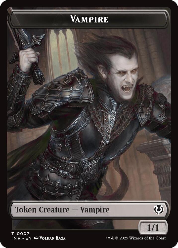 Vampire (0007) // Vampire (0008) Double-Sided Token [Innistrad Remastered] 7 // 8
