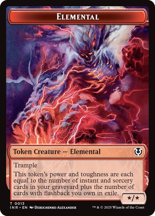 Elemental // Human (0014) Double-Sided Token [Innistrad Remastered] 13 // 14