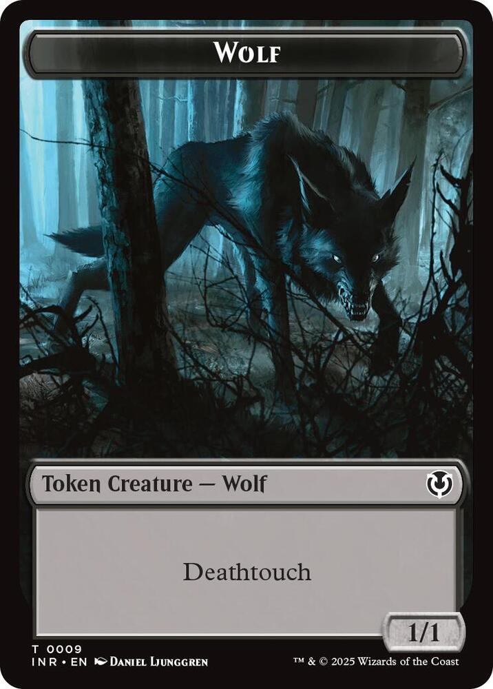 Wolf (0009) // Wolf (0018) Double-Sided Token [Innistrad Remastered] 9 // 18