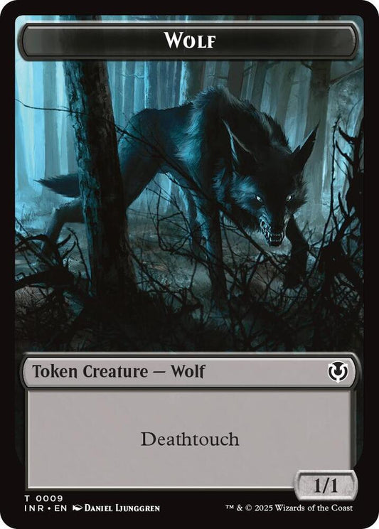 Wolf (0009) // Wolf (0018) Double-Sided Token [Innistrad Remastered] 9 // 18