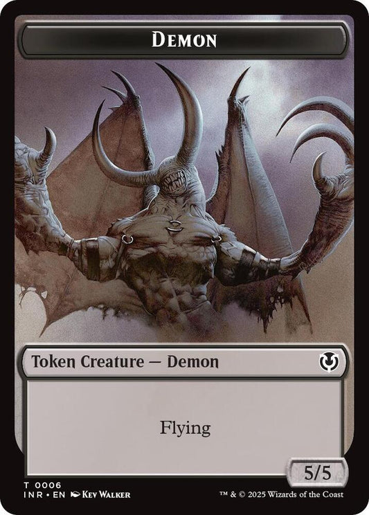 Demon // Human Cleric Double-Sided Token [Innistrad Remastered] 6 // 19
