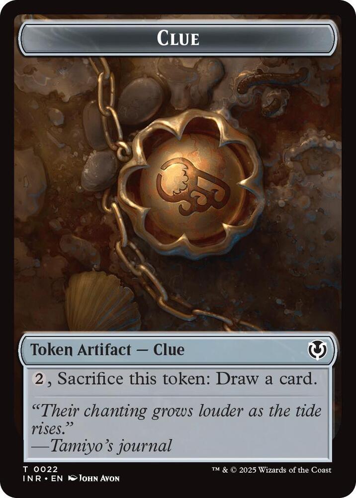 Clue // Eldrazi Horror Double-Sided Token [Innistrad Remastered] 22 // 1