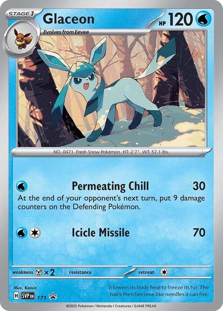 Glaceon - 171 (Cosmos Holo) [SV: Scarlet & Violet Promo Cards] 171