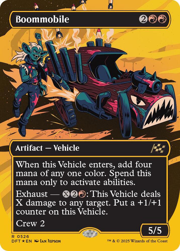 Boommobile (Borderless) (First-Place Foil) [Aetherdrift] 526