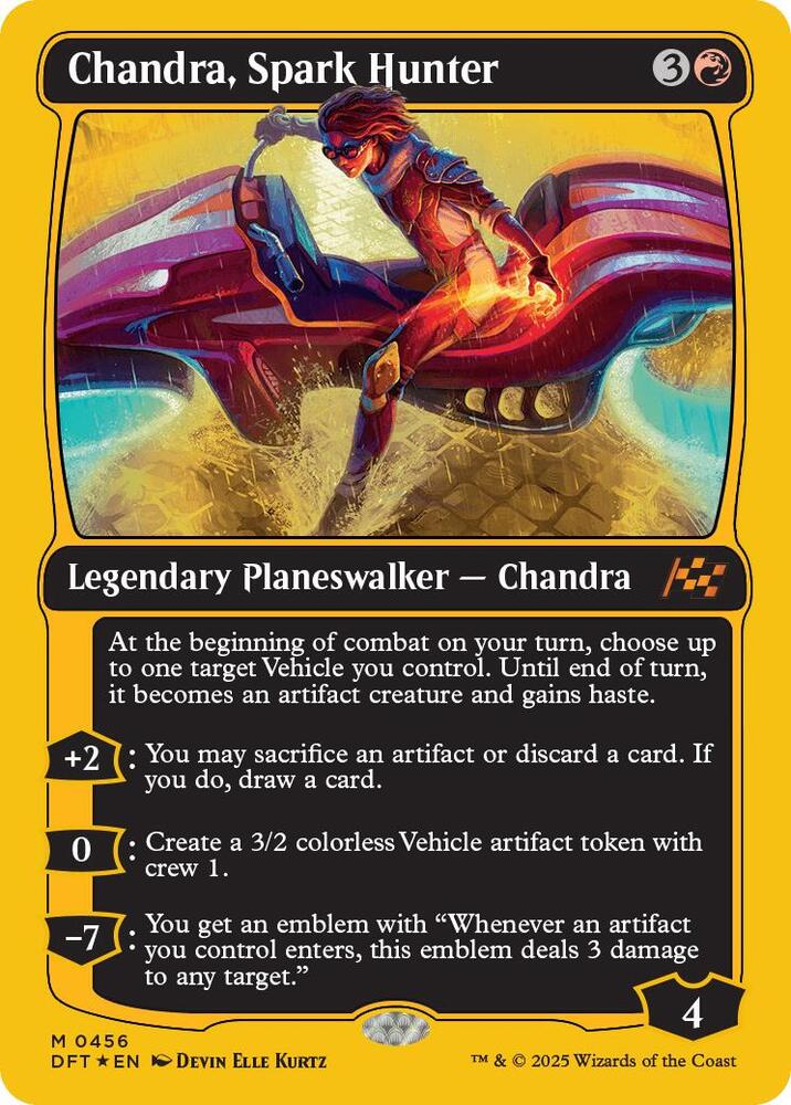 Chandra, Spark Hunter (First-Place Foil) [Aetherdrift] 456
