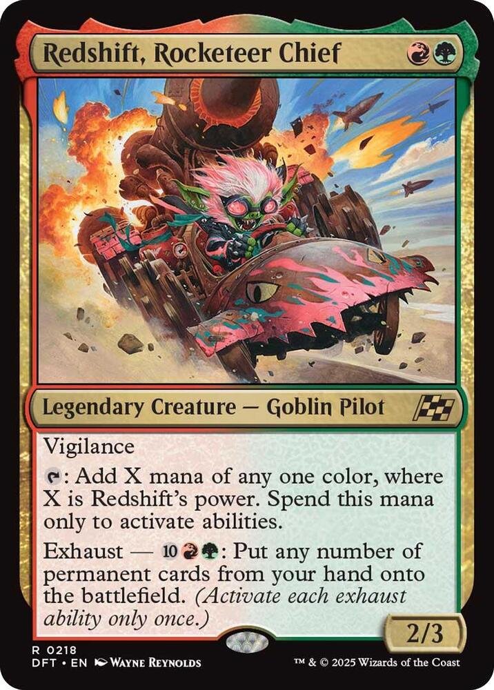 Redshift, Rocketeer Chief [Aetherdrift] 218