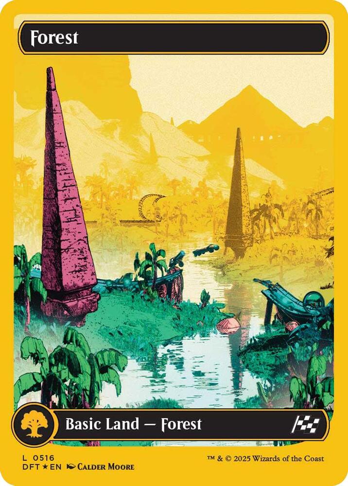 Forest (0516) (First-Place Foil) [Aetherdrift] 516