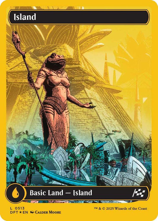 Island (0513) (First-Place Foil) [Aetherdrift] 513