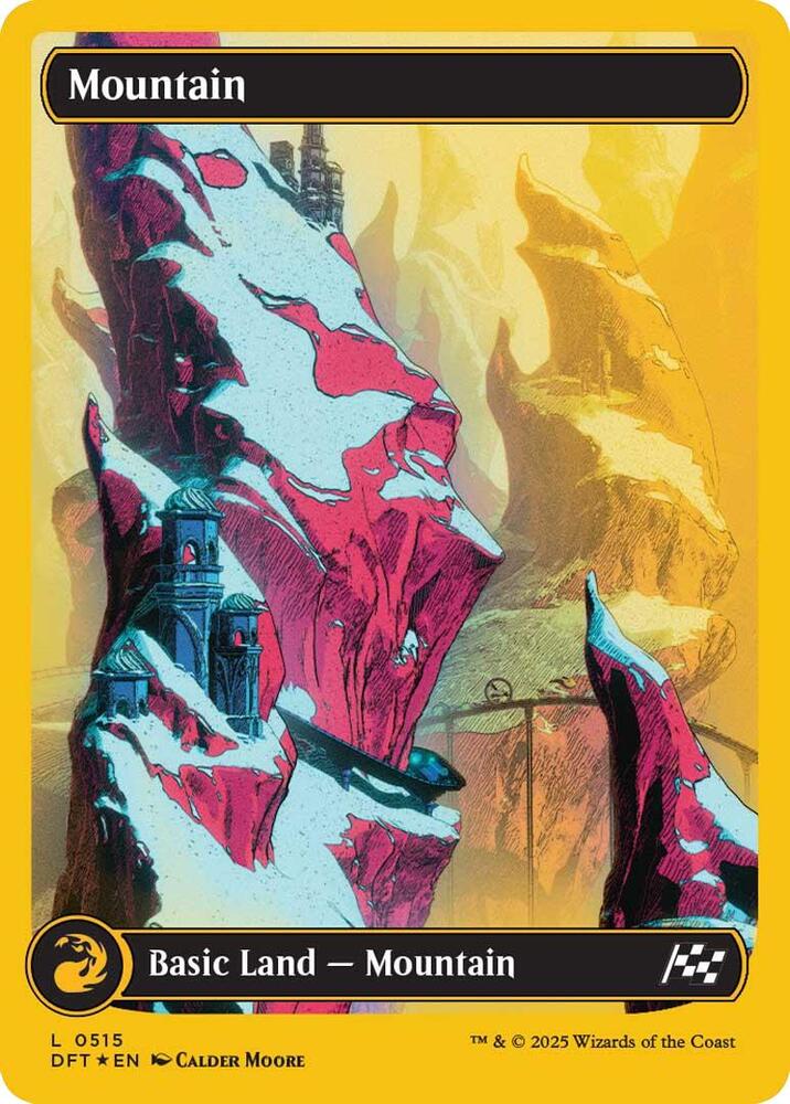 Mountain (0515) (First-Place Foil) [Aetherdrift] 515