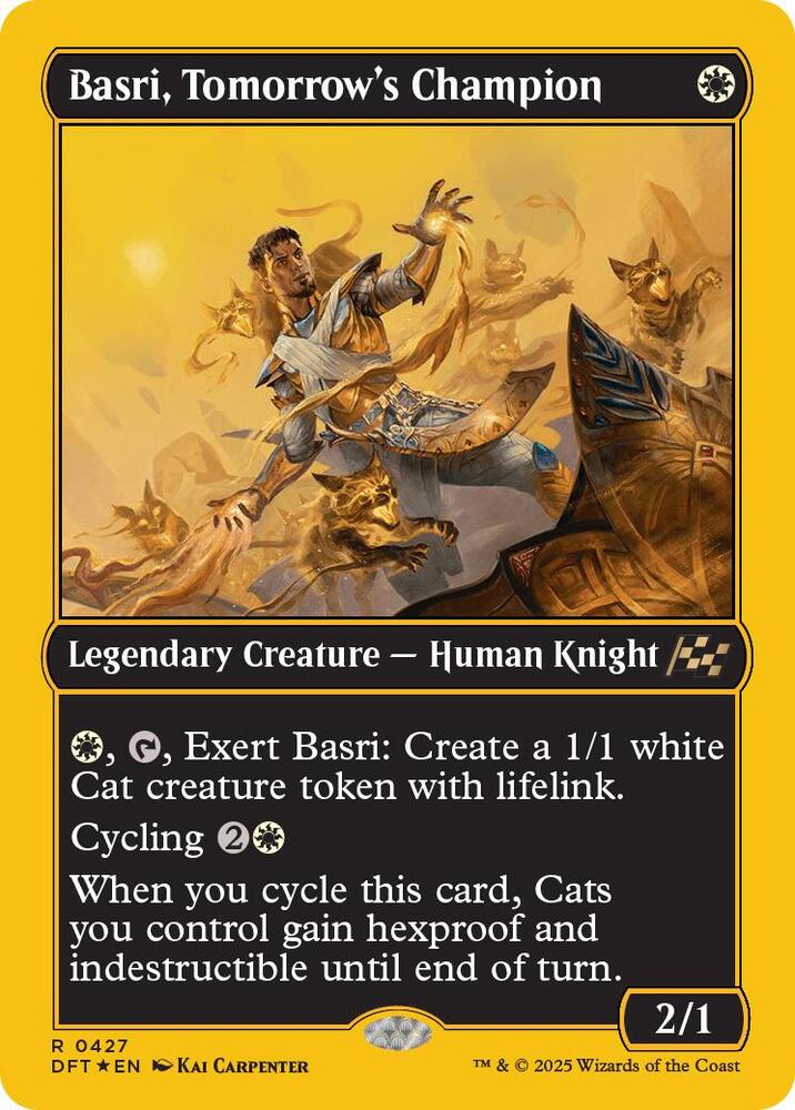 Basri, Tomorrow's Champion (First-Place Foil) [Aetherdrift] 427