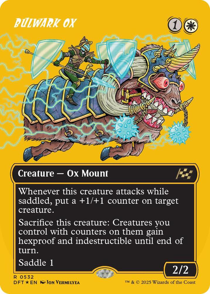 Bulwark Ox (Borderless) (First-Place Foil) [Aetherdrift] 532