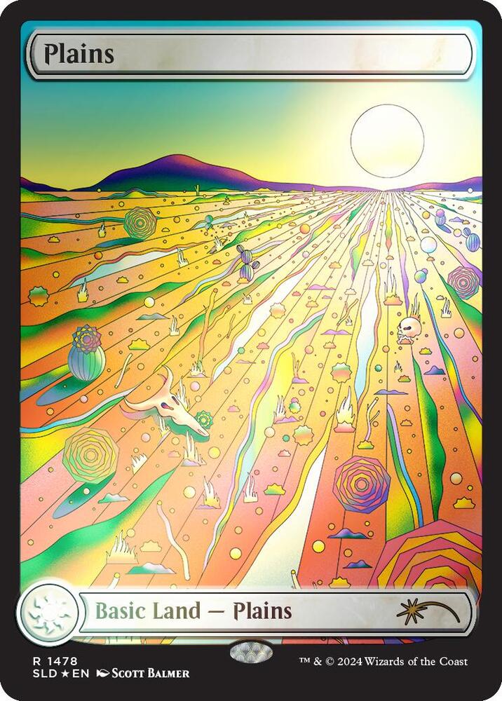 Plains (1478) (Rainbow Foil) [Secret Lair Drop Series] 1478