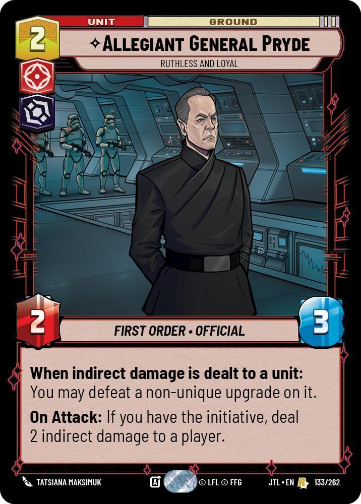 Allegiant General Pryde - Ruthless and Loyal [Jump to Lightspeed] 133/262