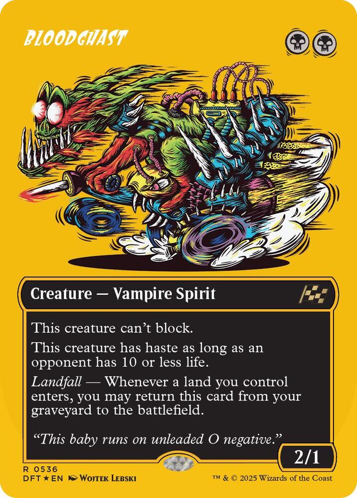 Bloodghast (Borderless) (First-Place Foil) [Aetherdrift] 536
