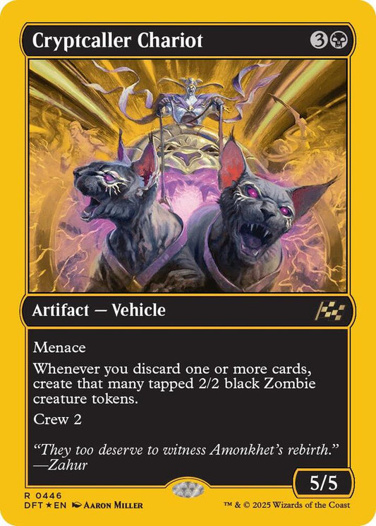Cryptcaller Chariot (First-Place Foil) [Aetherdrift] 446