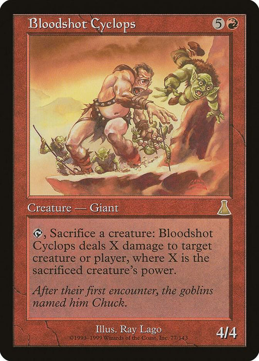 Bloodshot Cyclops [Urza's Destiny] 77