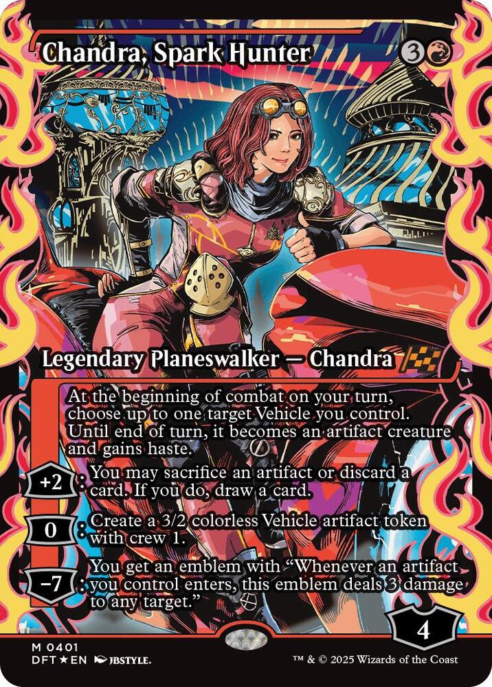Chandra, Spark Hunter (Showcase) [Aetherdrift] 401