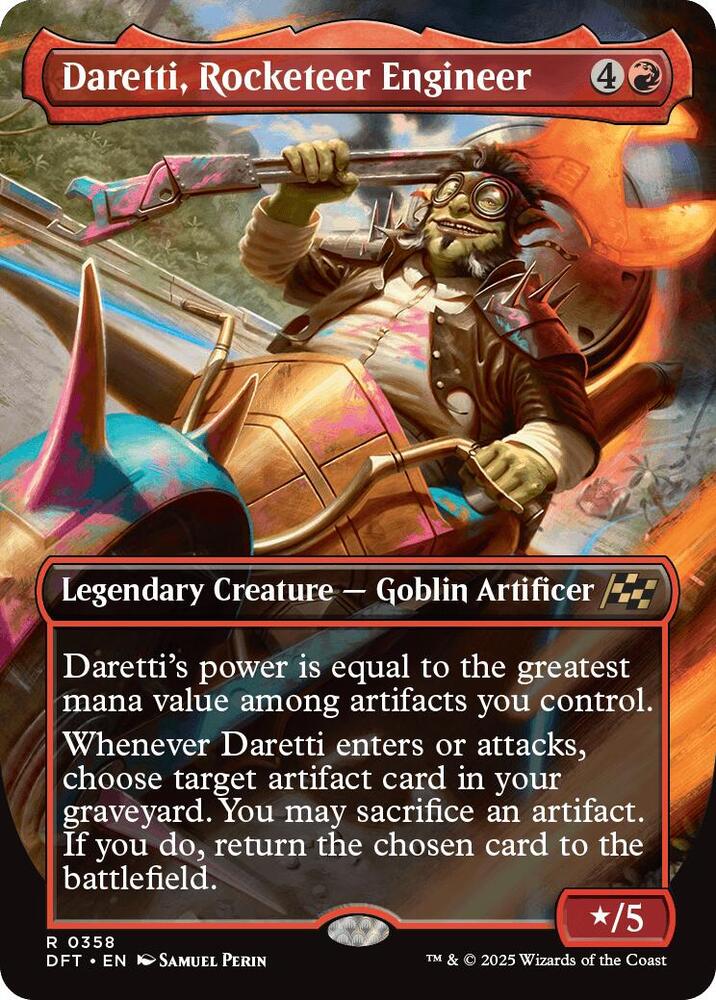 Daretti, Rocketeer Engineer (Borderless) [Aetherdrift] 358