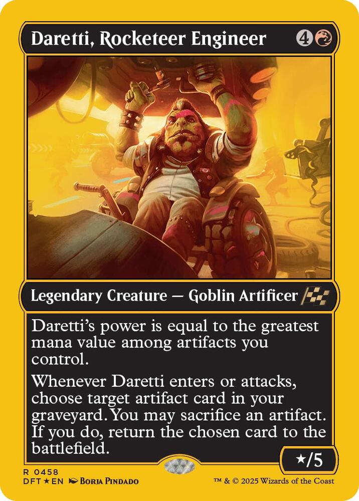 Daretti, Rocketeer Engineer (First-Place Foil) [Aetherdrift] 458