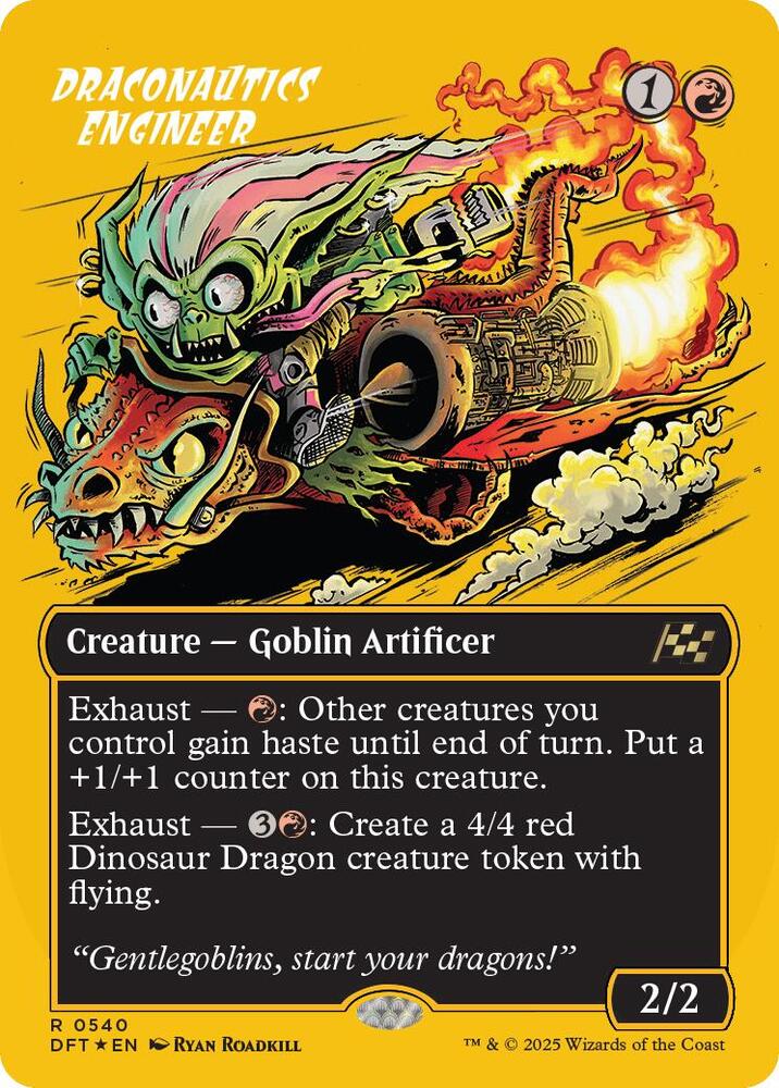 Draconautics Engineer (Borderless) (First-Place Foil) [Aetherdrift] 540