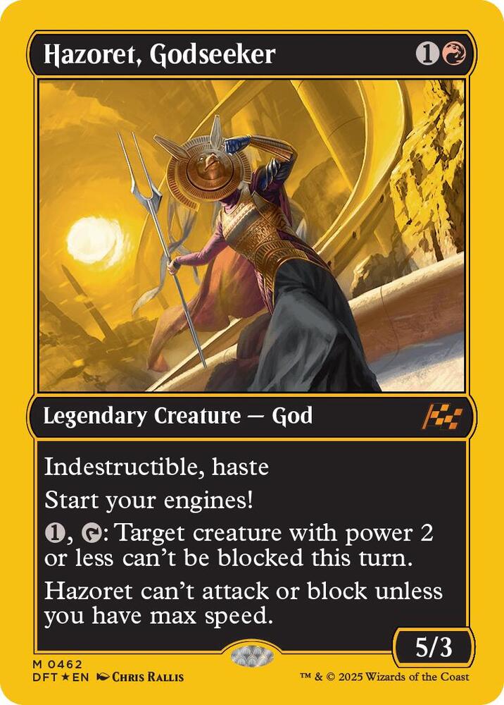 Hazoret, Godseeker (First-Place Foil) [Aetherdrift] 462